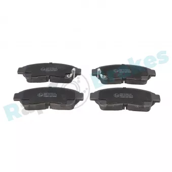 Jeu de 4 plaquettes de frein avant RAP BRAKES R-P0115