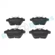 Jeu de 4 plaquettes de frein arrière RAP BRAKES R-P0118 - Visuel 1