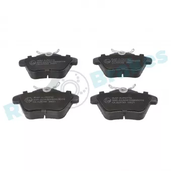 Jeu de 4 plaquettes de frein arrière RAP BRAKES R-P0118