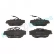 Jeu de 4 plaquettes de frein avant RAP BRAKES R-P0119 - Visuel 1
