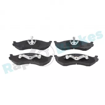 Jeu de 4 plaquettes de frein avant RAP BRAKES R-P0121