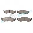Jeu de 4 plaquettes de frein avant RAP BRAKES R-P0121 - Visuel 3