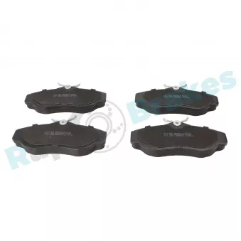 Jeu de 4 plaquettes de frein avant RAP BRAKES R-P0124