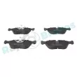 Jeu de 4 plaquettes de frein avant RAP BRAKES R-P0127 - Visuel 1