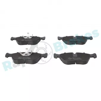 Jeu de 4 plaquettes de frein avant RAP BRAKES R-P0127
