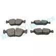 Jeu de 4 plaquettes de frein avant RAP BRAKES R-P0127 - Visuel 3