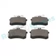 Jeu de 4 plaquettes de frein arrière RAP BRAKES R-P0131 - Visuel 3