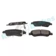 Jeu de 4 plaquettes de frein avant RAP BRAKES R-P0132 - Visuel 2