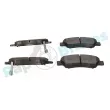 Jeu de 4 plaquettes de frein avant RAP BRAKES R-P0132 - Visuel 3