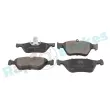 Jeu de 4 plaquettes de frein avant RAP BRAKES R-P0134 - Visuel 2