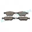 Jeu de 4 plaquettes de frein avant RAP BRAKES R-P0134 - Visuel 3