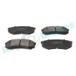 Jeu de 4 plaquettes de frein arrière RAP BRAKES R-P0145 - Visuel 2