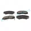 Jeu de 4 plaquettes de frein avant RAP BRAKES R-P0148 - Visuel 2