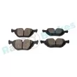Jeu de 4 plaquettes de frein arrière RAP BRAKES R-P0150 - Visuel 3