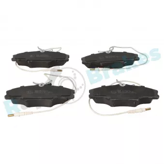Jeu de 4 plaquettes de frein avant RAP BRAKES R-P0154