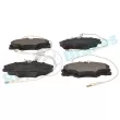 Jeu de 4 plaquettes de frein avant RAP BRAKES R-P0154 - Visuel 2