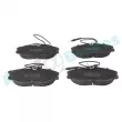 Jeu de 4 plaquettes de frein avant RAP BRAKES R-P0155 - Visuel 1