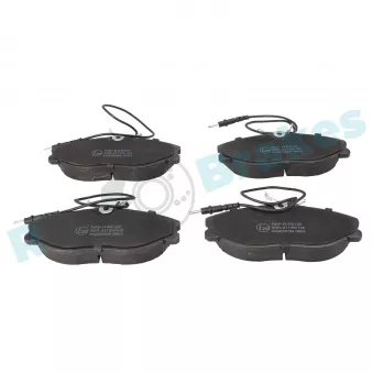 Jeu de 4 plaquettes de frein avant RAP BRAKES R-P0155