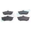 Jeu de 4 plaquettes de frein avant RAP BRAKES R-P0156 - Visuel 1