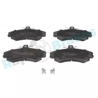 Jeu de 4 plaquettes de frein avant RAP BRAKES R-P0157