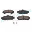 Jeu de 4 plaquettes de frein avant RAP BRAKES R-P0157 - Visuel 2
