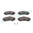 Jeu de 4 plaquettes de frein avant RAP BRAKES R-P0157 - Visuel 3