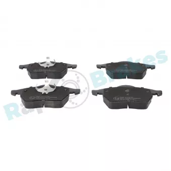 Jeu de 4 plaquettes de frein avant RAP BRAKES R-P0158