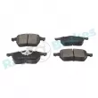 Jeu de 4 plaquettes de frein avant RAP BRAKES R-P0158 - Visuel 2