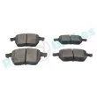 Jeu de 4 plaquettes de frein avant RAP BRAKES R-P0158 - Visuel 3