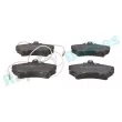 Jeu de 4 plaquettes de frein avant RAP BRAKES R-P0159 - Visuel 1