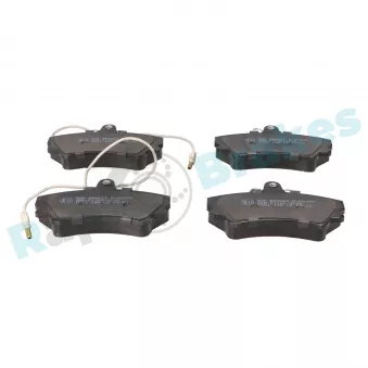 Jeu de 4 plaquettes de frein avant RAP BRAKES R-P0159