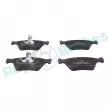 Jeu de 4 plaquettes de frein avant RAP BRAKES R-P0161 - Visuel 1