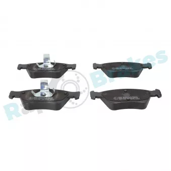 Jeu de 4 plaquettes de frein avant RAP BRAKES R-P0161