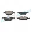 Jeu de 4 plaquettes de frein avant RAP BRAKES R-P0161 - Visuel 2