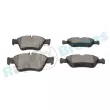 Jeu de 4 plaquettes de frein avant RAP BRAKES R-P0161 - Visuel 3