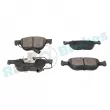 Jeu de 4 plaquettes de frein avant RAP BRAKES R-P0166 - Visuel 2