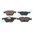Jeu de 4 plaquettes de frein avant RAP BRAKES R-P0168 - Visuel 2