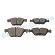 Jeu de 4 plaquettes de frein avant RAP BRAKES R-P0168 - Visuel 3