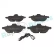 Jeu de 4 plaquettes de frein avant RAP BRAKES R-P0169 - Visuel 1
