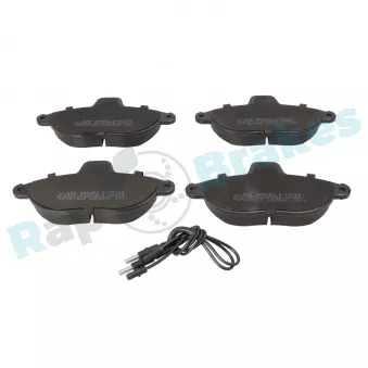 Jeu de 4 plaquettes de frein avant RAP BRAKES R-P0169