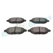 Jeu de 4 plaquettes de frein avant RAP BRAKES R-P0169 - Visuel 3