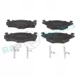 Jeu de 4 plaquettes de frein avant RAP BRAKES R-P0171 - Visuel 1
