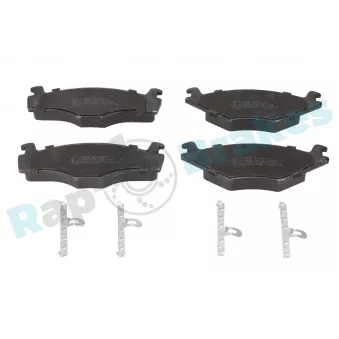 Jeu de 4 plaquettes de frein avant RAP BRAKES R-P0171
