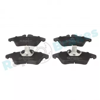 Jeu de 4 plaquettes de frein avant RAP BRAKES R-P0172