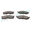 Jeu de 4 plaquettes de frein avant RAP BRAKES R-P0178 - Visuel 3