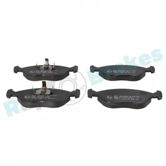Jeu de 4 plaquettes de frein avant RAP BRAKES R-P0183