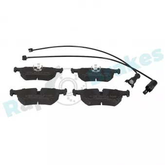 Jeu de 4 plaquettes de frein arrière RAP BRAKES R-P0194