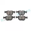 Jeu de 4 plaquettes de frein avant RAP BRAKES R-P0197 - Visuel 3