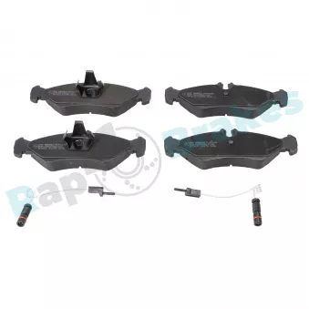 Jeu de 4 plaquettes de frein arrière RAP BRAKES R-P0198