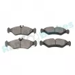 Jeu de 4 plaquettes de frein arrière RAP BRAKES R-P0198 - Visuel 3